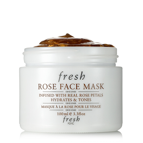  She now admits to sticking to a simpler regime, with the Fresh Rose Face Mask Among her hero products