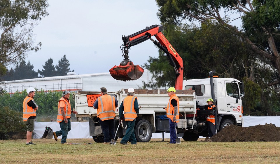 Graves are being prepared in Christchurch after 50 people were killed