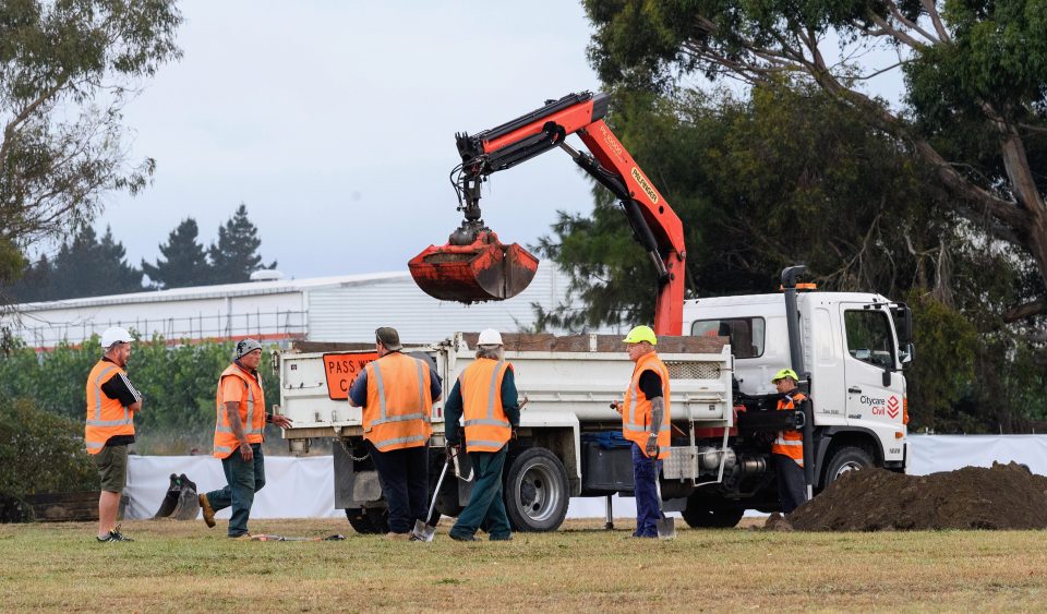  Graves are being prepared in Christchurch after 50 people were killed