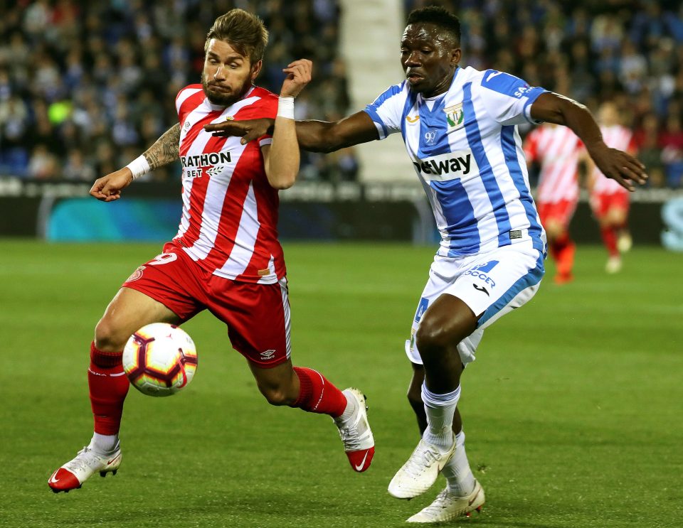  Kenneth Omeruo, right, wants Chelsea to allow him to make a permanent move to Leganes