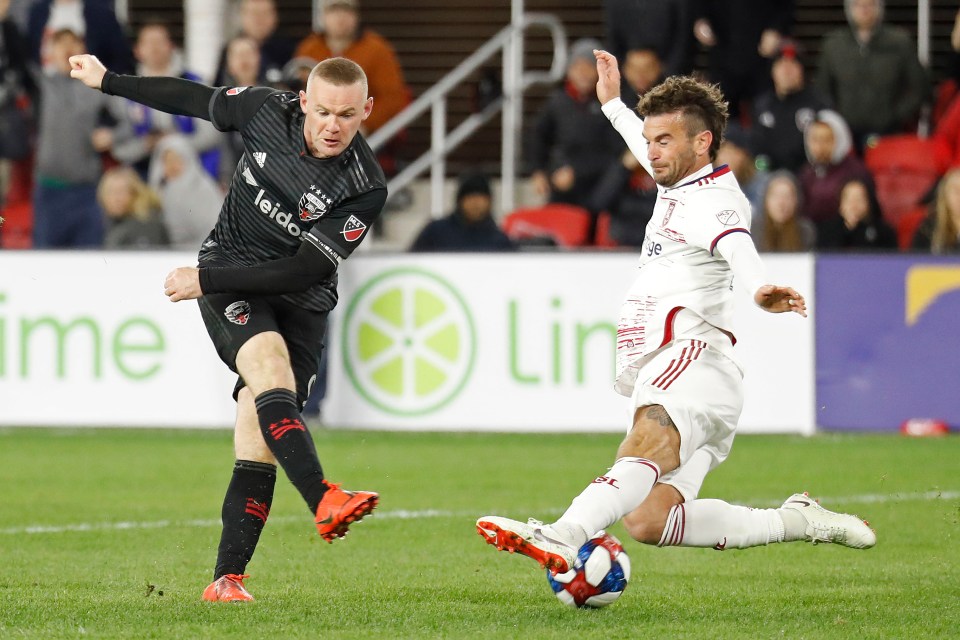  Wayne Rooney is currently plying his trade for DC United in the MLS