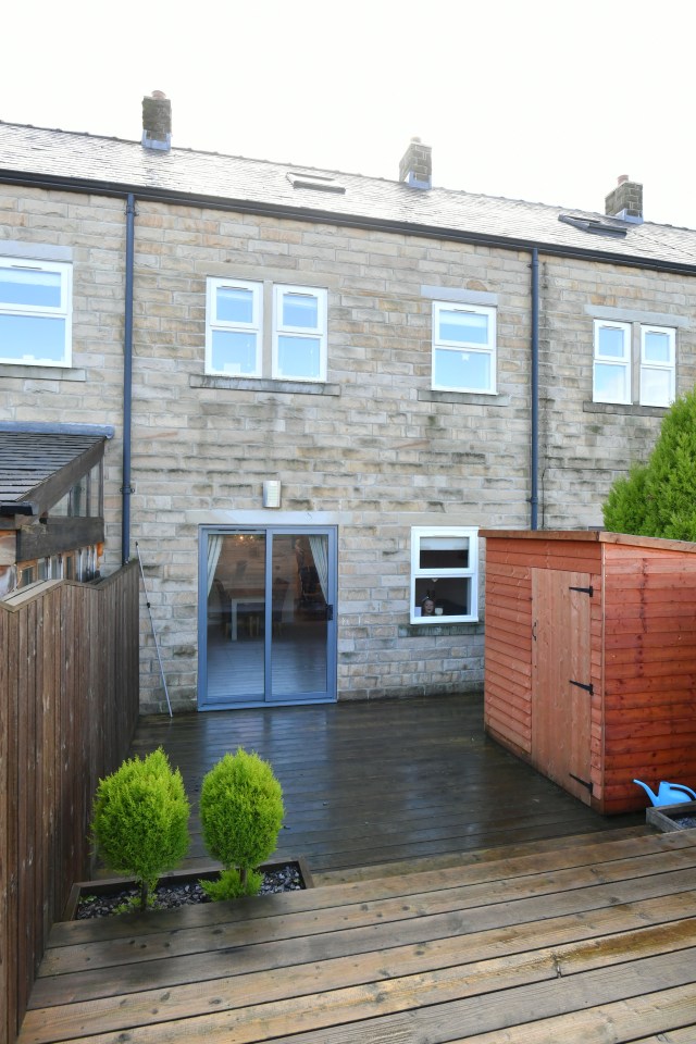  The house has a garden as well as a driveway which was a must for the family