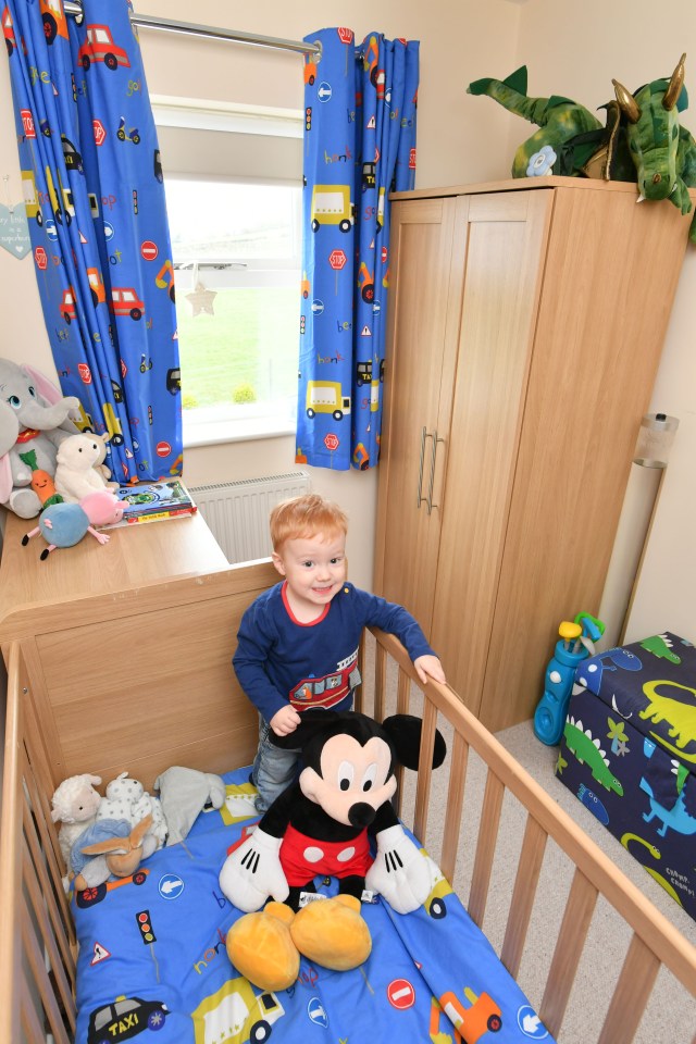  Rory, who was born after they moved in, has his own room