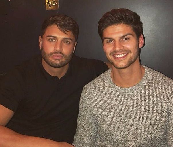  Mike on a night out with his brother Nick in December