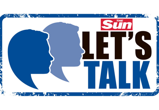 The Sun’s campaign Let's Talk aims to raise awareness of suicide prevention