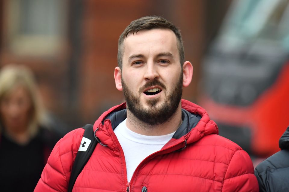  James Goddard live-streamed his arrival at Westminster Magistrates' Court this morning