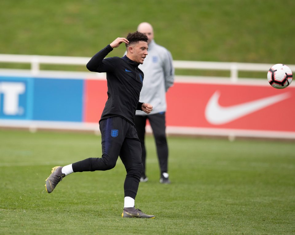  Jadon Sancho tried the tricky technique from the penalty spot