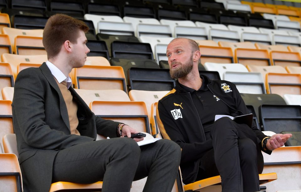  Chadwick sat down with SunSport reporter Joshua Jones at Cambridge United's Abbey Stadium