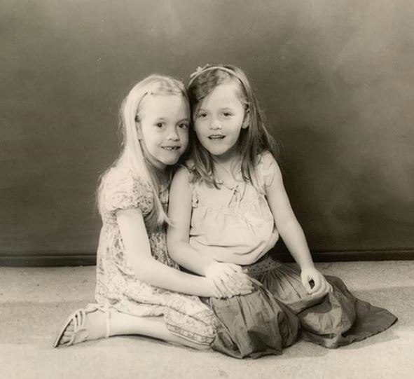  Lottie, 20, shared a series of pictures from their childhood to pay tribute to her sister