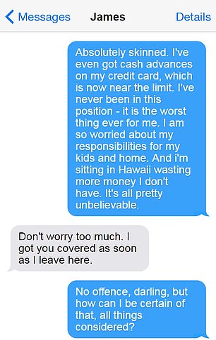 Jordan ended up in Hawaii alone