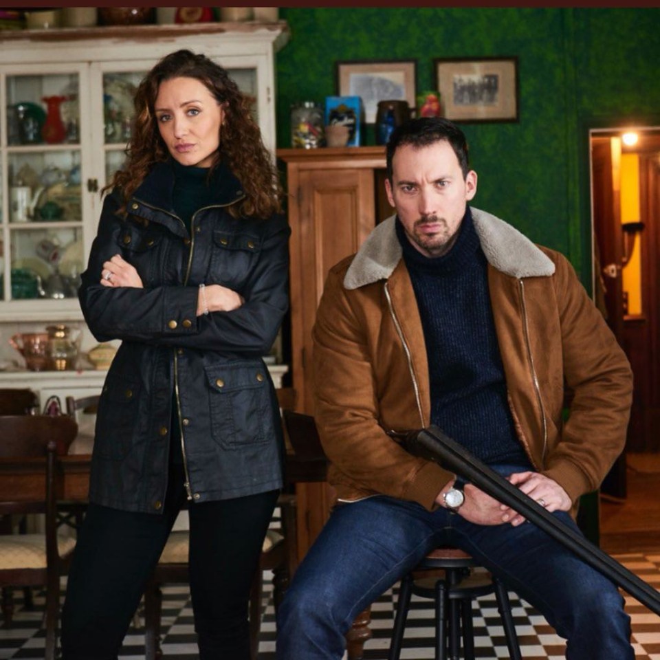 Catherine Tyldesley and David Caves