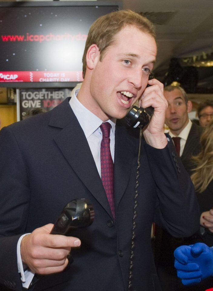  2010: On London trading floor for charity event