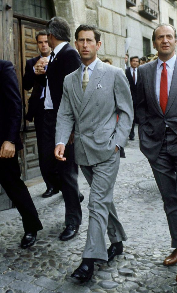  1987: With then king of Spain