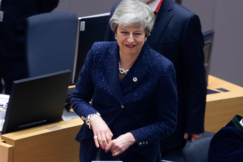  Theresa May in Brussels for talks with the EU