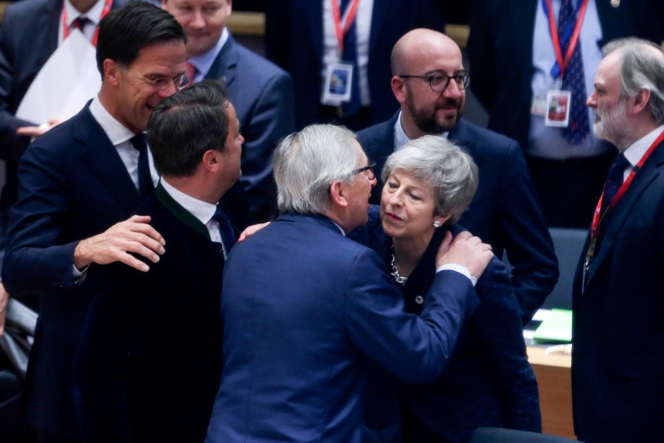 Theresa May humiliated as she is asked to leave the summit room where feuding EU leaders carved up Brexit's timetable