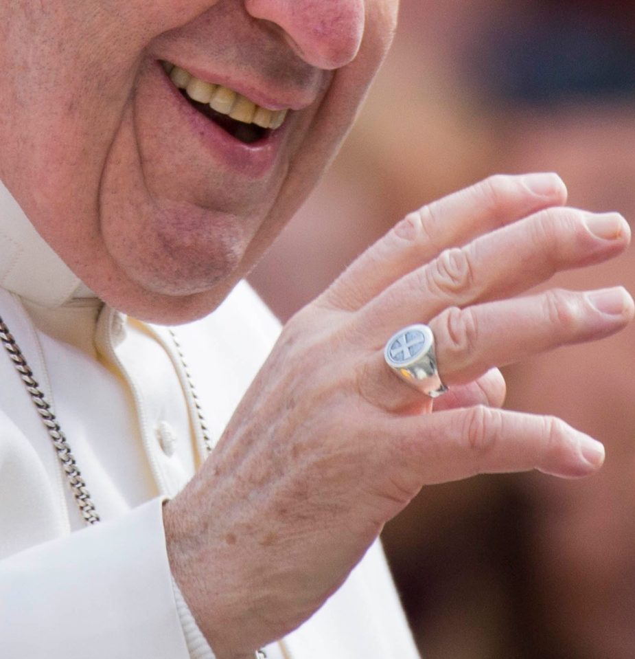  The Fisherman's Ring is unique to each Pope and is destroyed after his reign ends