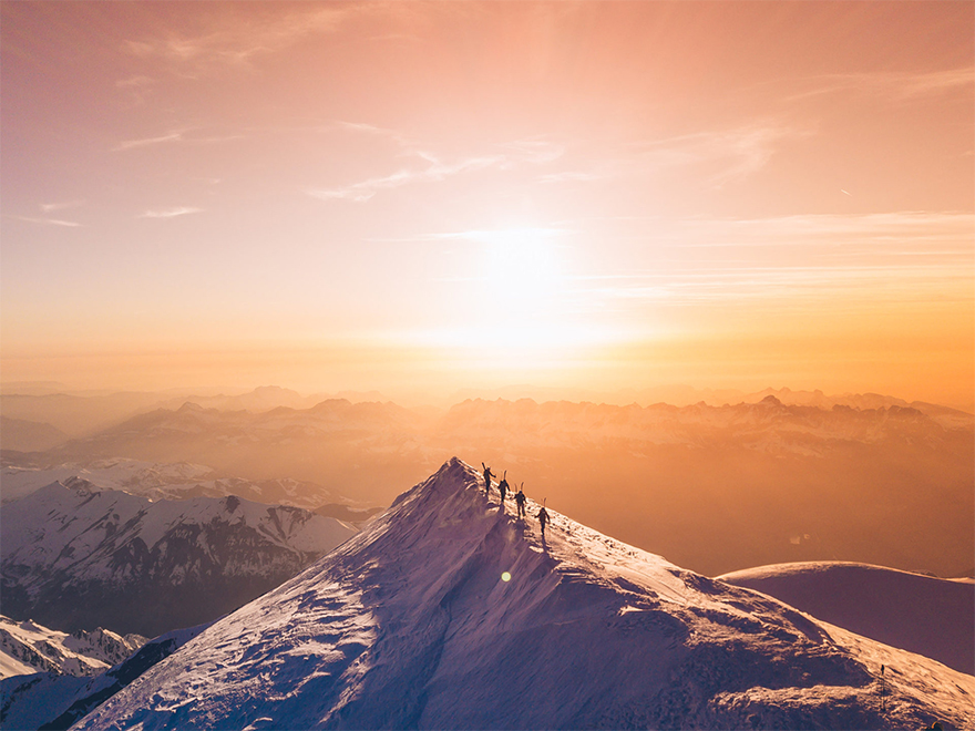 Mathis Dumas’s ‘Summit for the team, Mont Blanc’ was a nominated entry. He said ‘some of the most famous skiers in the world were all together on the summit’