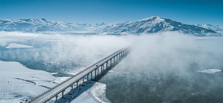 Another people’s choice prize went to this shot here, by Li Wei, titled ‘Until Unknown’ as it shows a ‘bridge in the clouds’