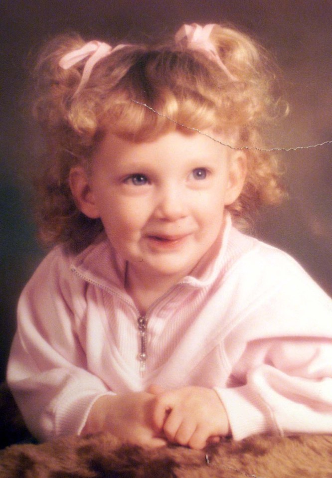 Danielle, pictured as a baby, was remembered as a kind and caring sister and daughter