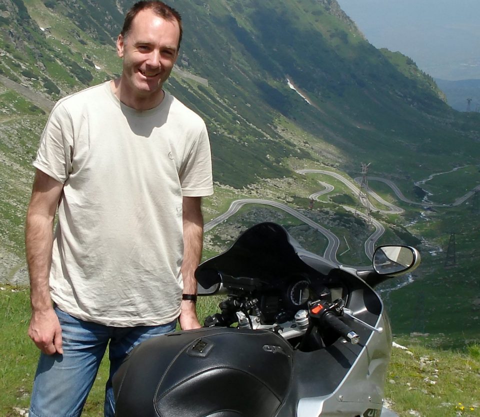  Gary Scutcher was riding along a French motorway when his Honda hit the beast