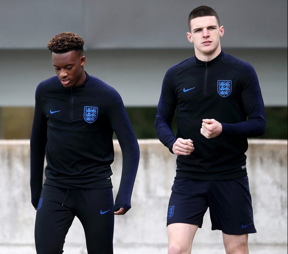 Hudson-Odoi and Rice are tipped to make their first senior starts