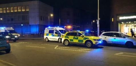  A man in his 20s was rushed to hospital after being stabbed on Barkingside High Street on Sunday