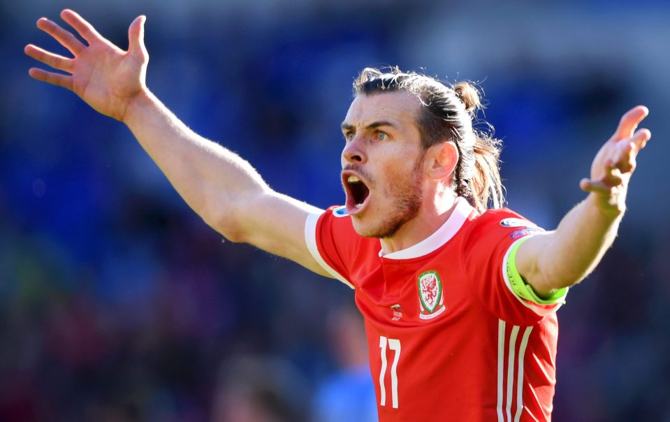  Gareth Bale captained Wales with Ashley Williams benched for the game