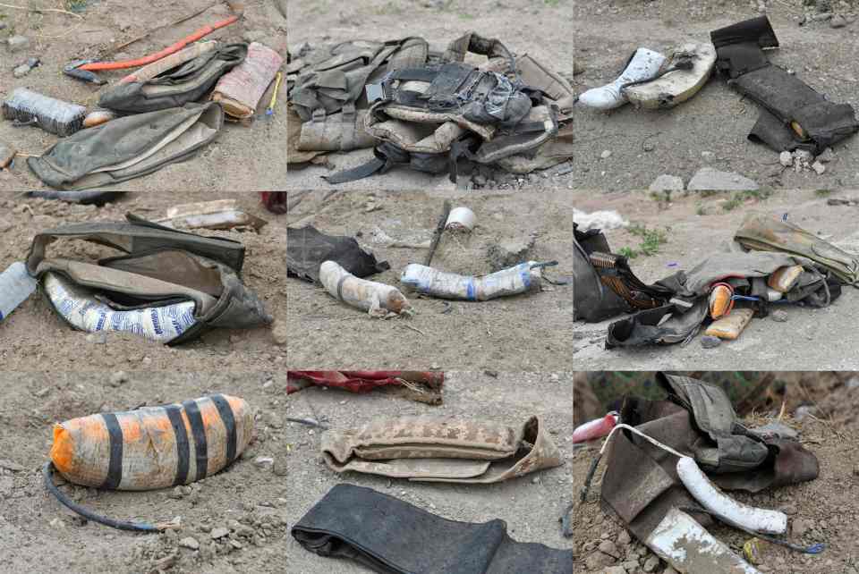  An assortment of boobytraps were left behind by ISIS