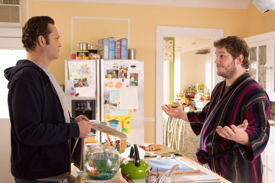  Pratt, right, ballooned to 21 stone while filming for Delivery Man