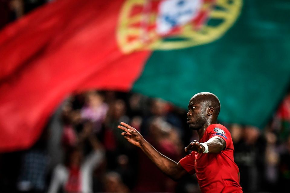  Danilo Pereira celebrates after he scored a screamer to equalise for Portugal