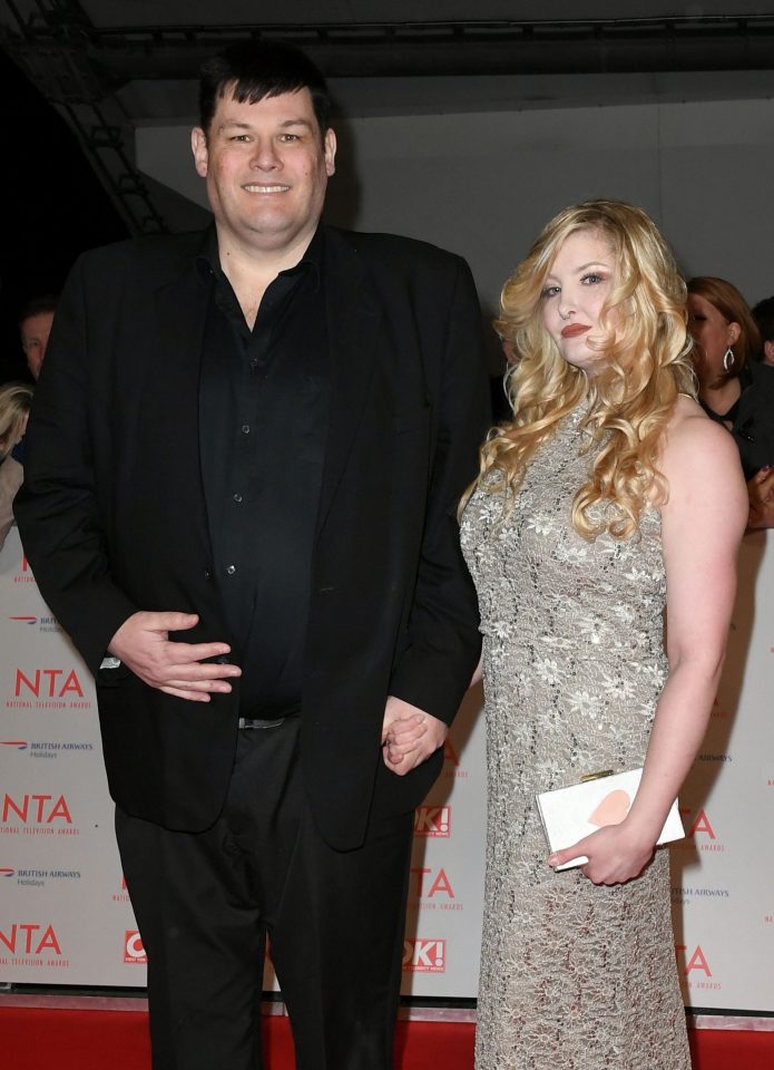  Mark Labbett, 53, with wife Katie, 26, who has been cheating on him with a younger hunk