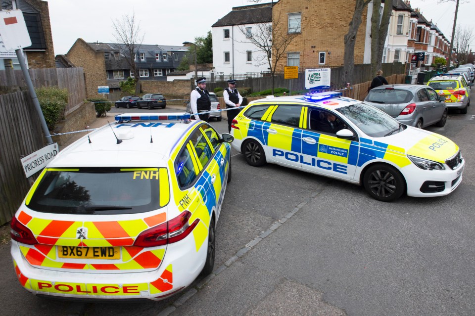  Police were seen stationed outside the home this morning