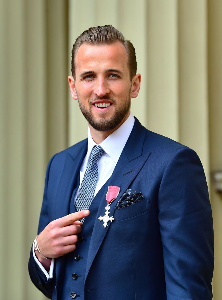 Kane was awarded the MBE for his services to football following last summer's World Cup