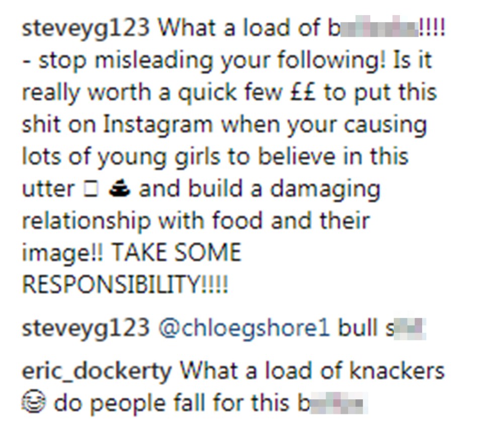  Chloe was slammed for misleading her followers