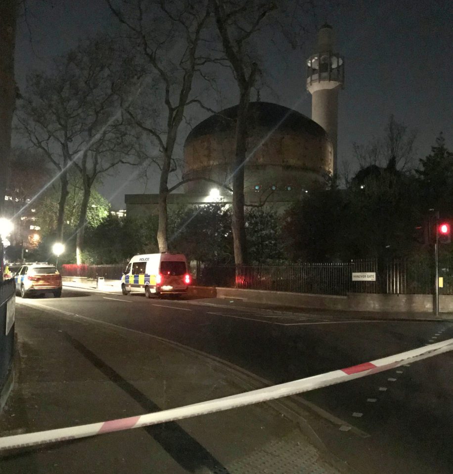  The area in and around the London Central Mosque became a crime scene