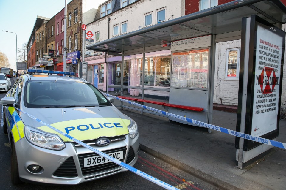  A man was stabbed in Tottenham during rush hour in broad daylight