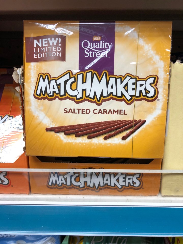  Asda and Poundland are selling salted caramel Matchmakers for £1