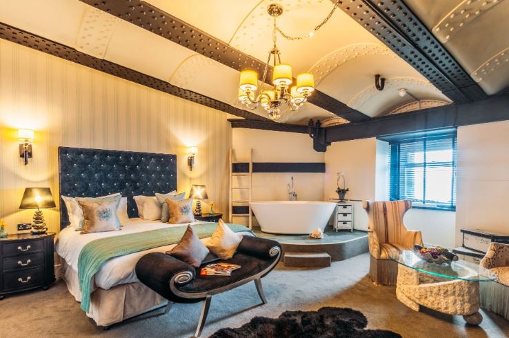 A room on the old sea fort can be enjoyed for a whopping £450 a night