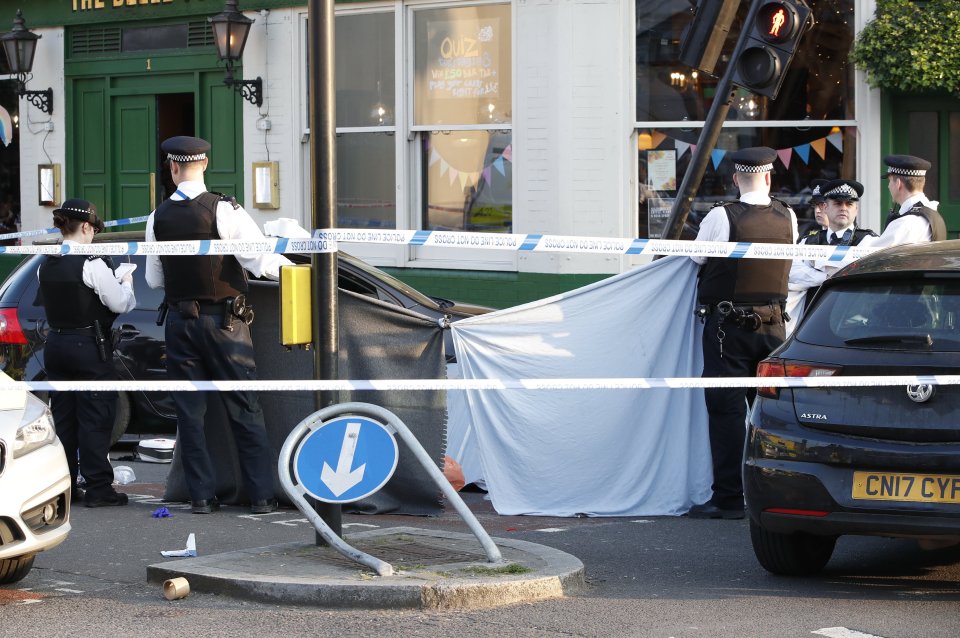  A man in his 40s has been stabbed to death outside a pub in Clapham