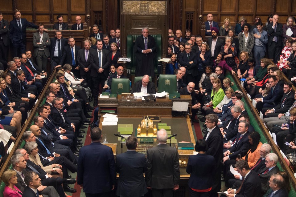  The House of Commons voted down Theresa May's deal and all other alternatives