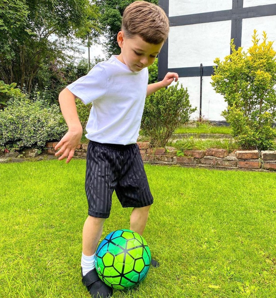  There is also a lawn where Teddy can practise his football