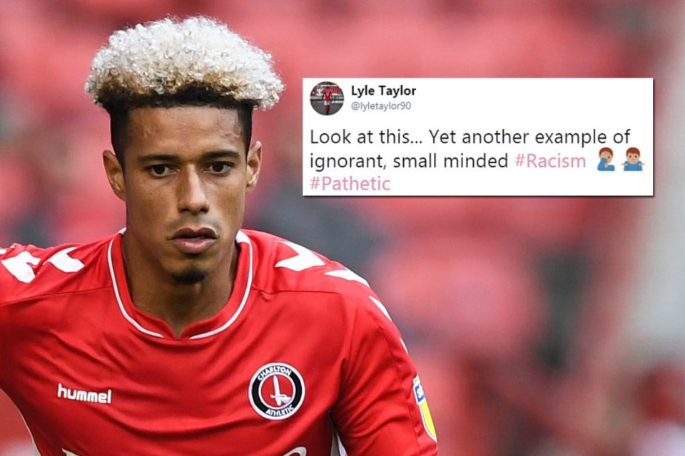 Chelsea star Lyle Taylor is set to report a Bradford fan to police after he was subjected to several racial slurs on Twitter