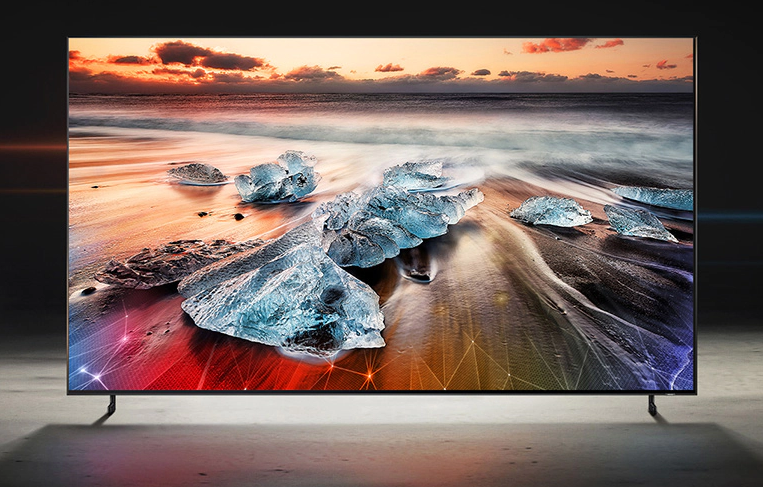  Samsung's QLED televisions are available in hi-res 8K options