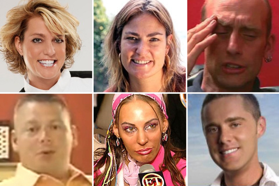 Top row L-R: Rachel Brown, Hell’s Kitchen (US), Cheryl Kosewicz, Pirate Master (US), Simon Foster, Wife Swap (UK). Bottom row (L-R): James Terrill, Supernanny (US), Paula Goodspeed, American Idol (US), Nathan Clutter, Paradise Hotel (US)