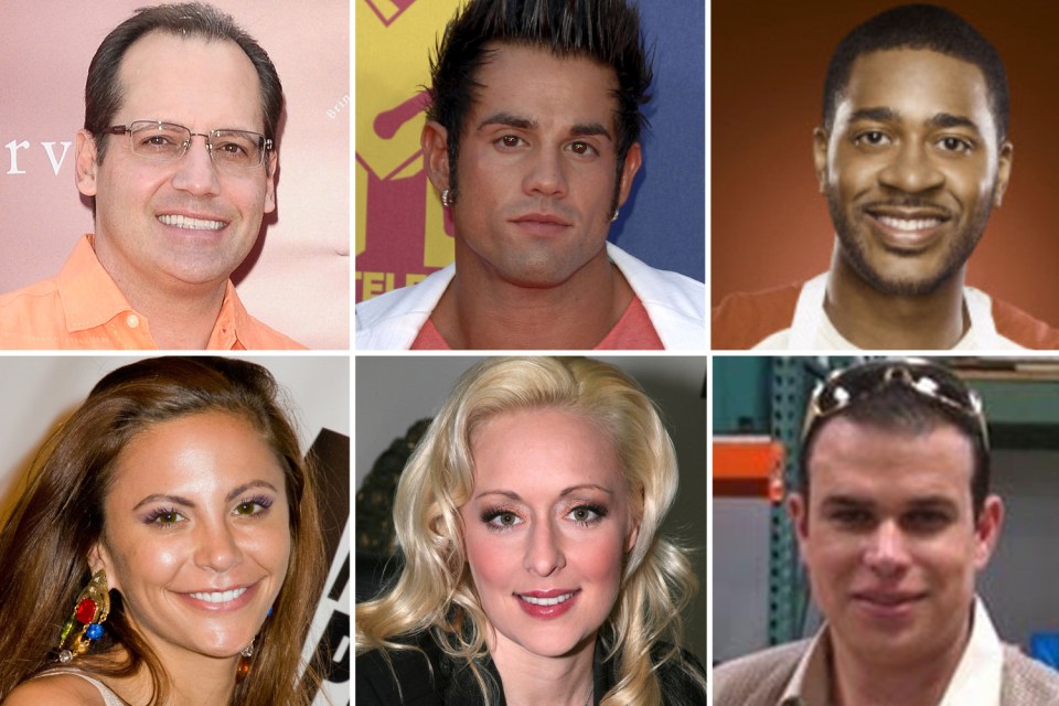 Top row L-R: Russell Armstrong, Real Housewives of Beverly Hills (US), Joey Kovar, Celebrity Rehab (US), Joshua Marks, MasterChef (US). Bottom row L-R: Gia Allemand, The Bachelor (US), Mindy McCready, Celebrity Rehab (US), Mark Balelo, Storage Wars (US)