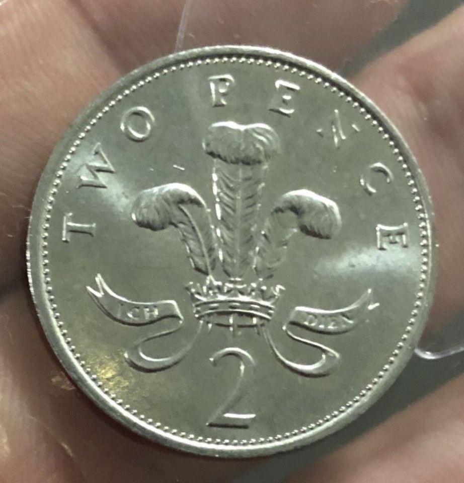  The silver 2p coin isn't sold for £485