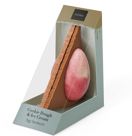 Hotel Chocolat's fun Cookie Dough and Ice Cream sandwich Easter treat was runner up in the novelty category