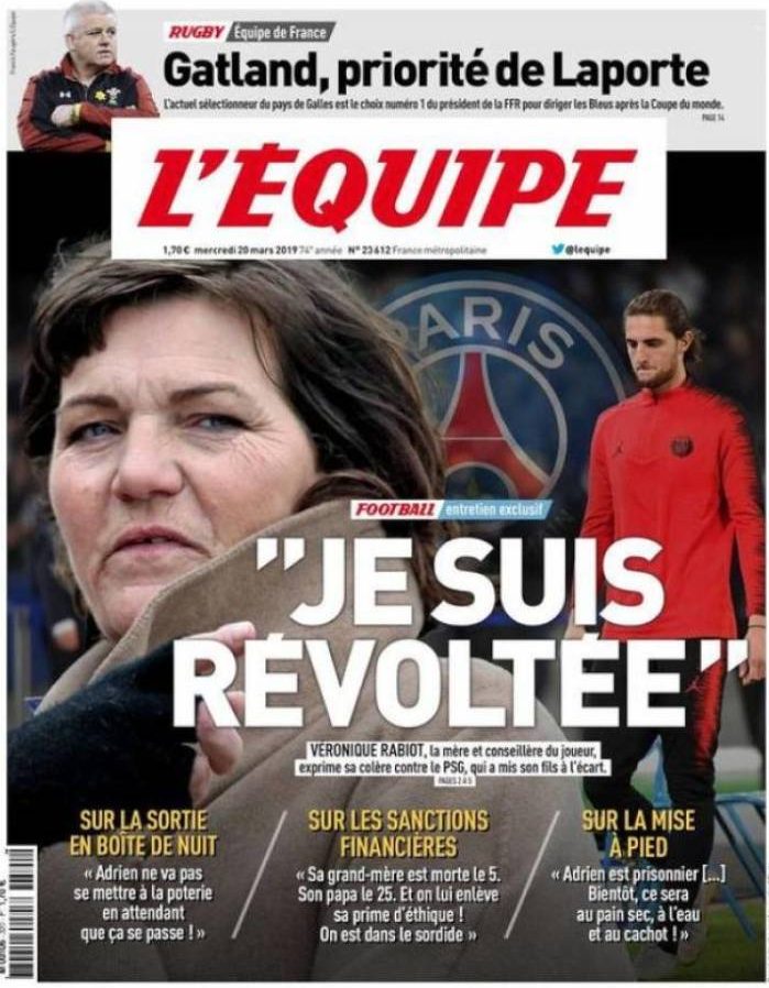 Veronique Rabiot did a big interview in French newspaper L’Equipe