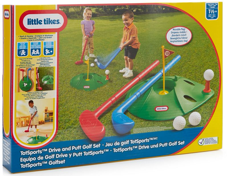  This Drive and Putt Gold set from Little Tikes is ideal if you’re looking for outdoor games to keep your children entertained this summer