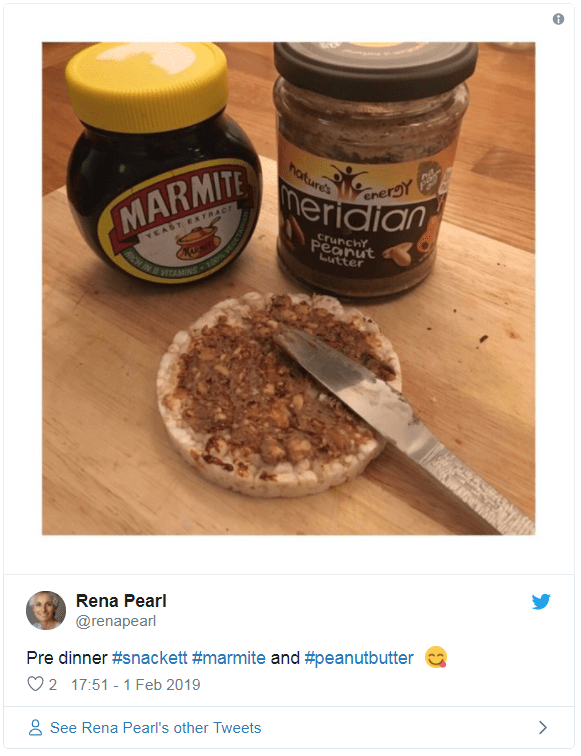  Marmite fans say they've been combining the spread with peanut butter for years